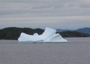 Bonavista Bay with iceberg