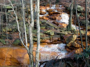 Acid mine drainage in Auld's Run