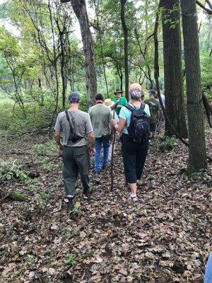 Another view of the 2018 walk on the Jackson property 